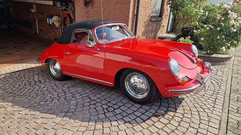 Rot Gebraucht 1963 Porsche 356 Cabrio | 125.000 € - Bild 1/4