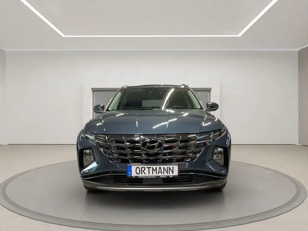 Gebraucht Hyundai Tucson Turbo 150 PS (110 kW) 2021 Teal blue / met SUV