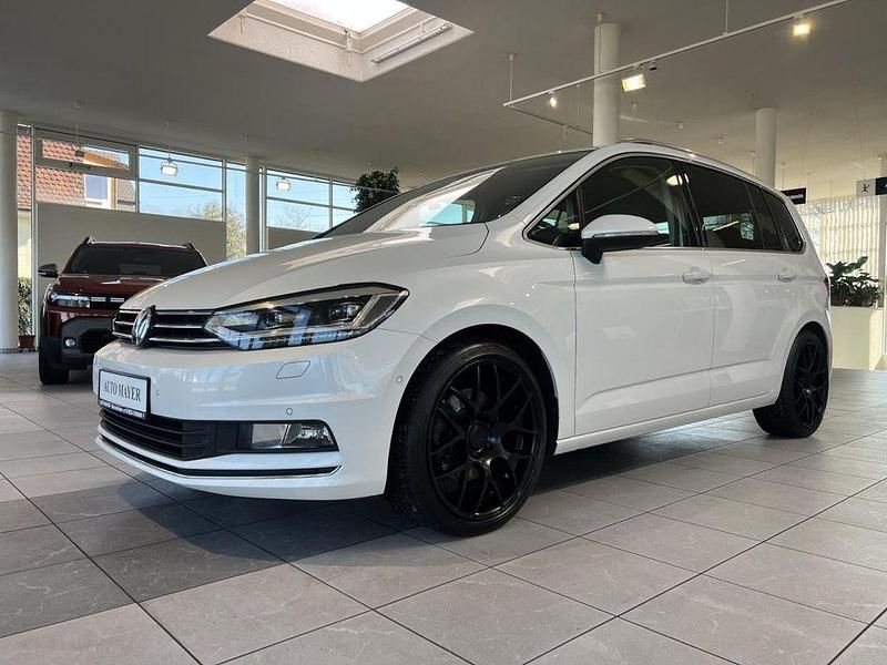 Gebraucht VW Touran Highline 190 PS (139 kW) 2016 Weiß Van / Kleinbus