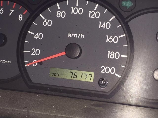 Gebraucht Kia Rio 82 PS (60 kW) 2003 Rot Kombi