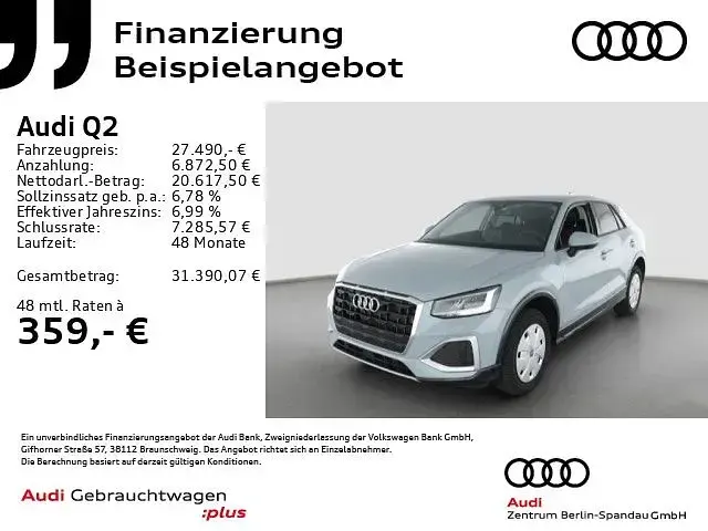 Gebraucht Audi Q2 Advanced Plus 116 PS (85 kW) 2025 Pfeilgrau perleffekt SUV