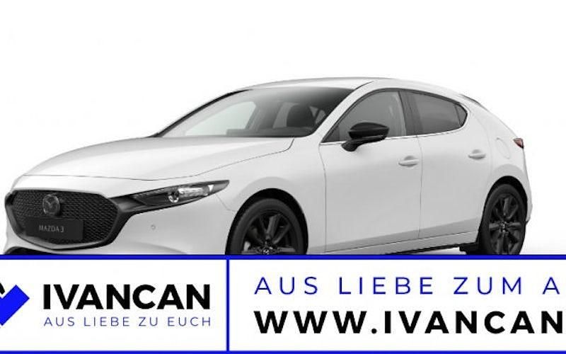 Arctic white Neu 2025 Mazda 3 Homura-Line Limousine | 28.150 € - Bild 1/4