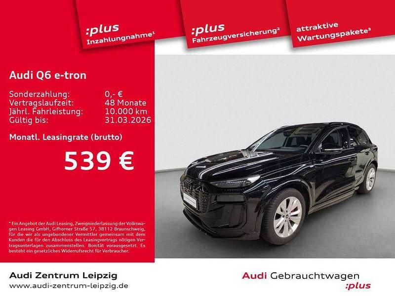 Gebraucht Audi Q6 e-tron S-Line 185 kW (252 PS) 2025 Schwarz SUV