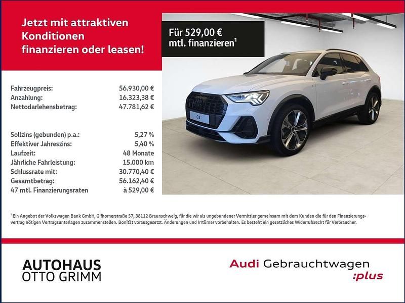 Weiß Gebraucht 2025 Audi Q3 S-Line SUV | 54.989 € - Bild 1/4