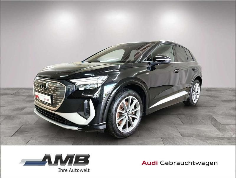 Schwarz Gebraucht 2024 Audi Q4 e-tron S-Line SUV | 42.840 € (Fairer Preis) - Bild 1/4