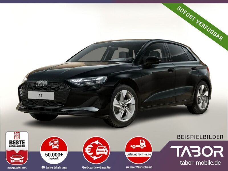 Brillantschwarz Neu 2025 Audi A3 Sportback Ambiente Limousine | 34.388 € (Superpreis) - Bild 1/4