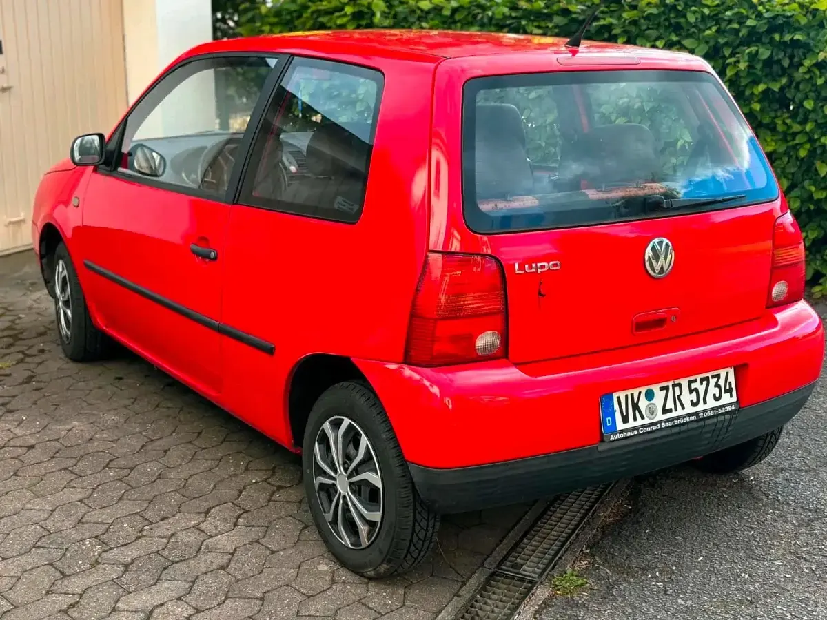 Gebraucht VW Lupo 50 PS (36 kW) 2000 Rot Kleinwagen