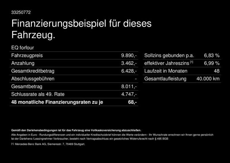 Gebraucht Smart ForFour Electric Drive Passion 60 kW (82 PS) 2021 Schwarz Kleinwagen