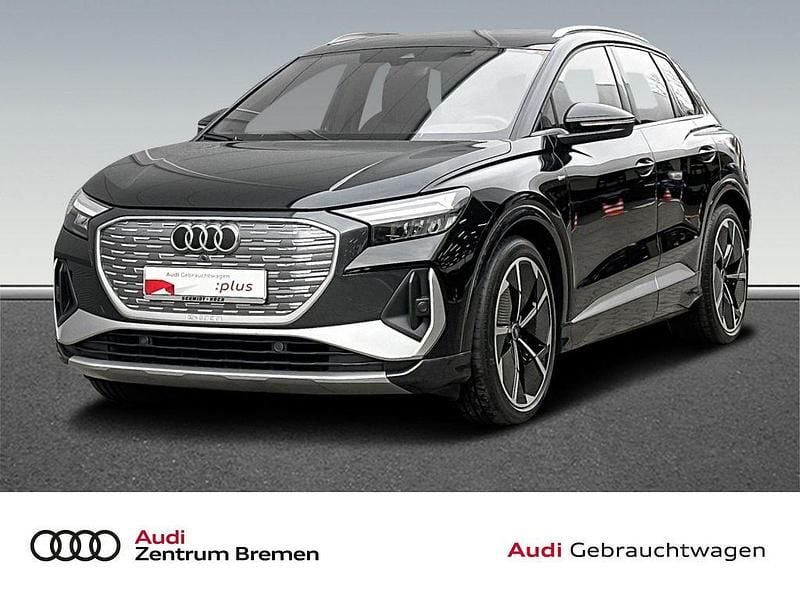 Schwarz Gebraucht 2022 Audi Q4 e-tron S-Line SUV | 30.750 € (Superpreis) - Bild 1/4