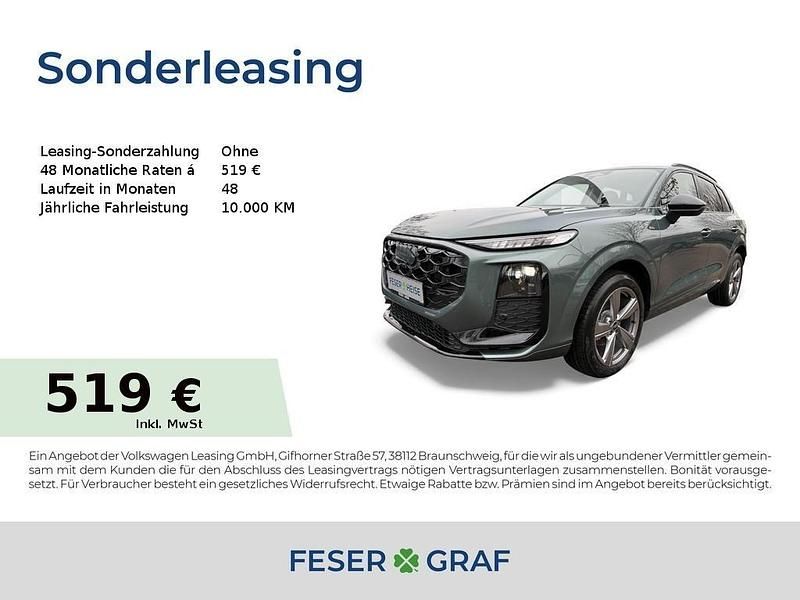 Neu Audi Q3 S-Line 150 PS (110 kW) 2025 Salbeigrün metallic SUV