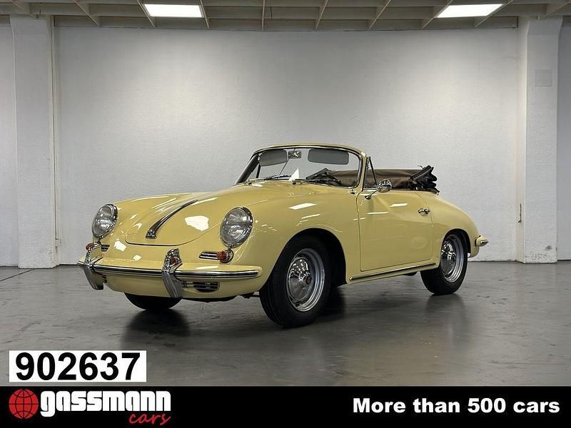 Gelb Gebraucht 1963 Porsche 356 Cabrio | 139.000 € - Bild 1/4