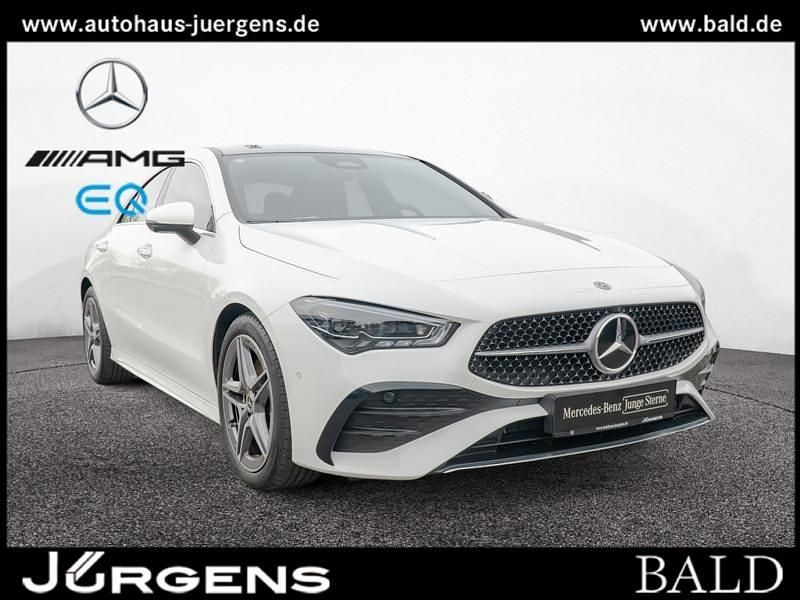 Weiss polarweiss Gebraucht 2024 Mercedes CLA200 AMG Coupé | 38.490 € (Fairer Preis) - Bild 1/4
