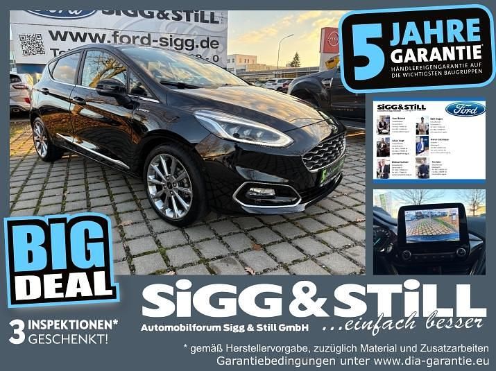 Obsidianschwarz metallic Gebraucht 2019 Ford Fiesta Vignale Kleinwagen | 15.940 € (Guter Preis) - Bild 1/4