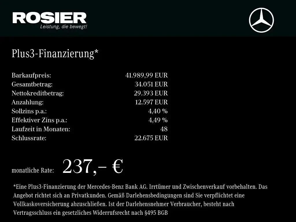 Gebraucht Mercedes A220 Advanced Plus 190 PS (139 kW) 2026 Schwarz Limousine