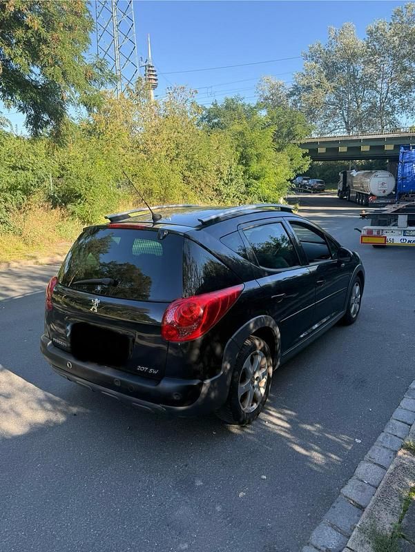 Schwarz Gebraucht 2008 Peugeot 207 Kombi | 900 € (Superpreis) - Bild 1/4