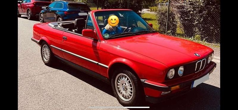Rot Gebraucht 1990 BMW 320 Cabriolet Shadowline Cabrio | 14.500 € - Bild 1/1