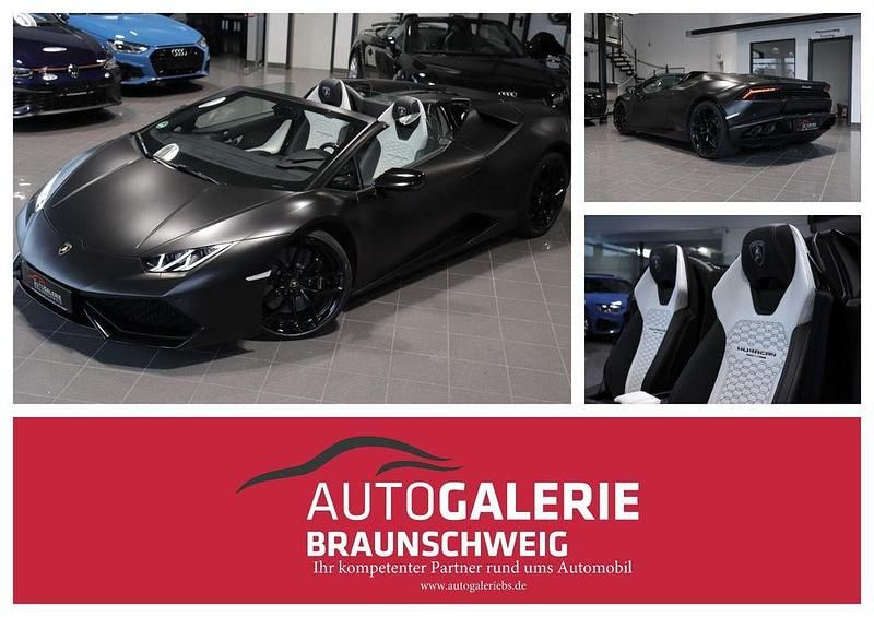 Schwarz matt Gebraucht 2019 Lamborghini Huracán Cabrio | 219.000 € (Fairer Preis) - Bild 1/4