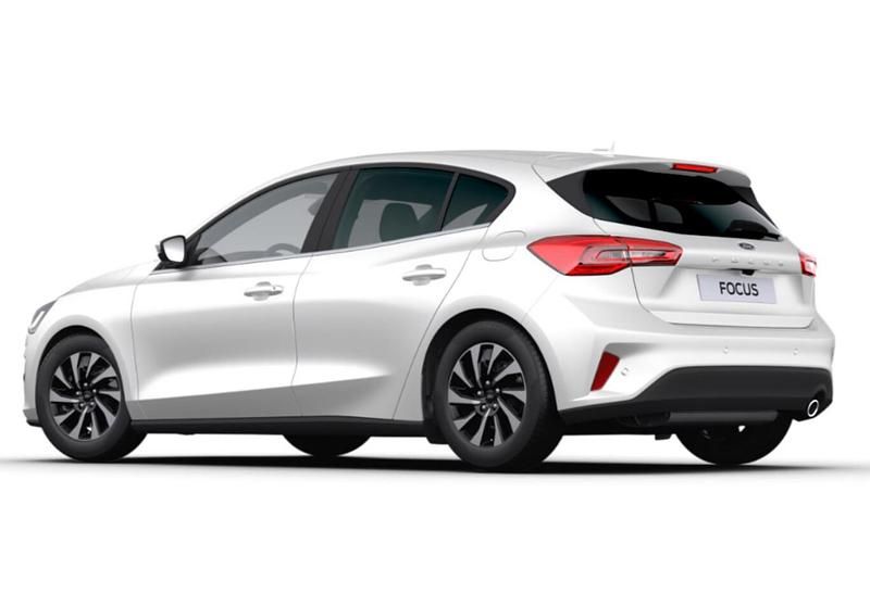 Neu Ford Focus Titanium X 125 PS (91 kW) 2025 Frozen white Limousine