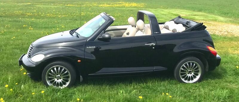 Schwarz Gebraucht 2005 Chrysler PT Cruiser Limited Cabrio | 4.500 € (Teuer) - Bild 1/4