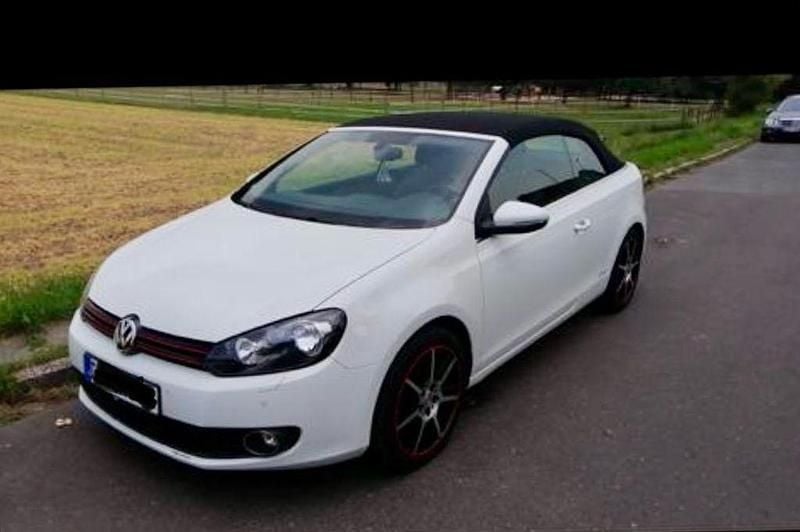 Weiß Gebraucht 2013 VW Golf Cabriolet Cabrio | 7.400 € (Guter Preis) - Bild 1/4