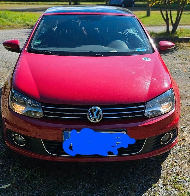 Rot Gebraucht 2011 VW Eos Exclusive Cabrio | 10.999 € (Teuer) - Bild 1/4