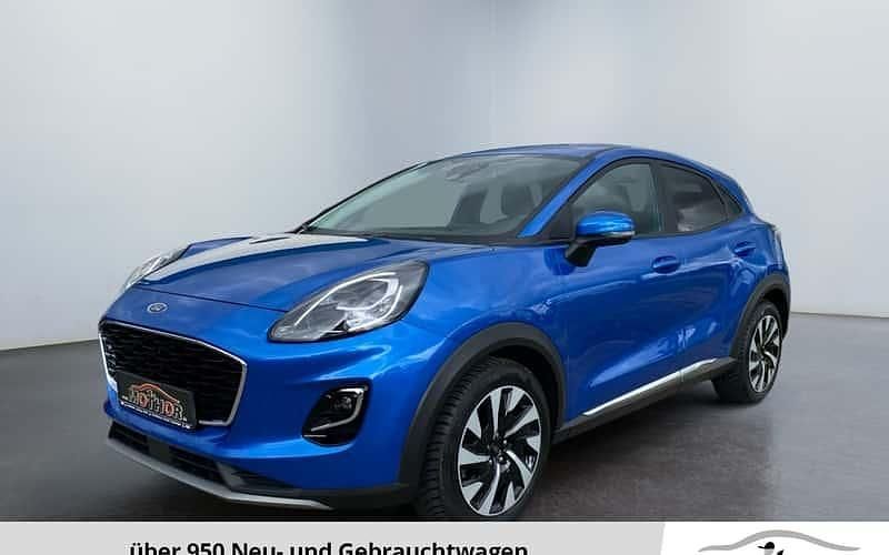 Blau Gebraucht 2023 Ford Puma Gen-E Titanium SUV | 20.710 € (Guter Preis) - Bild 1/4