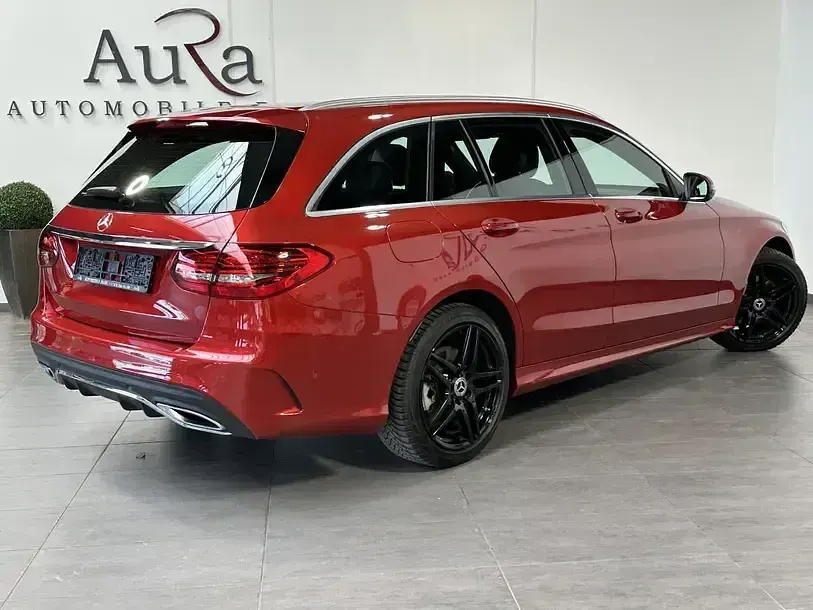 Gebraucht Mercedes C220 AMG line 194 PS (142 kW) 2021 Rot Limousine