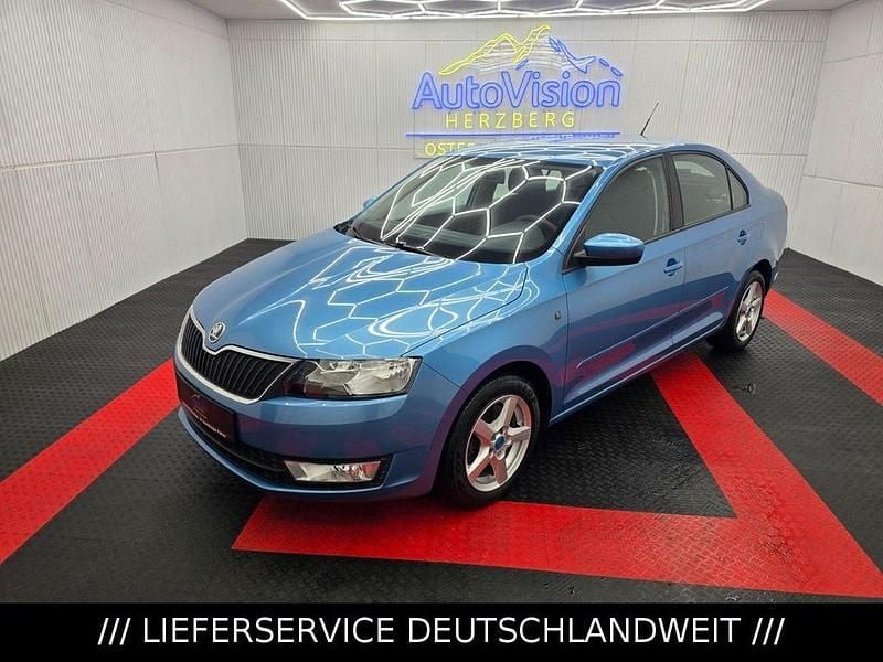 Gebraucht Skoda Rapid 105 PS (77 kW) 2013 Blau Kleinwagen