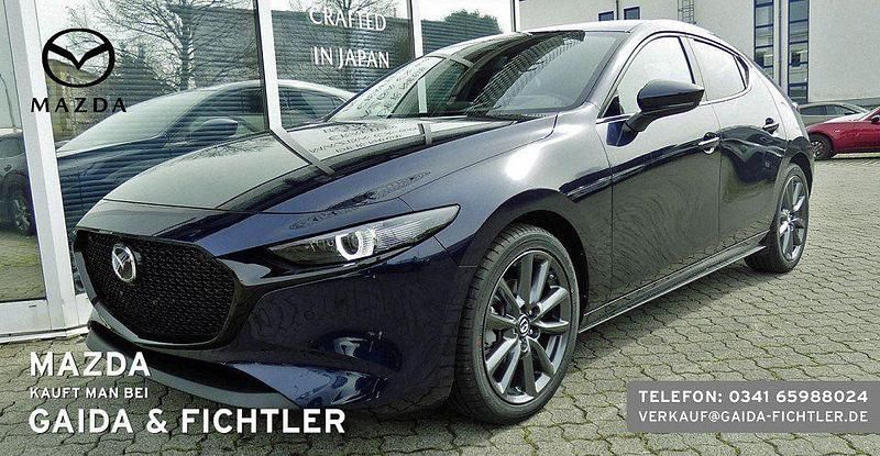 Neu Mazda 3 Exclusive-Line 140 PS (102 kW) 2026 Blau Limousine