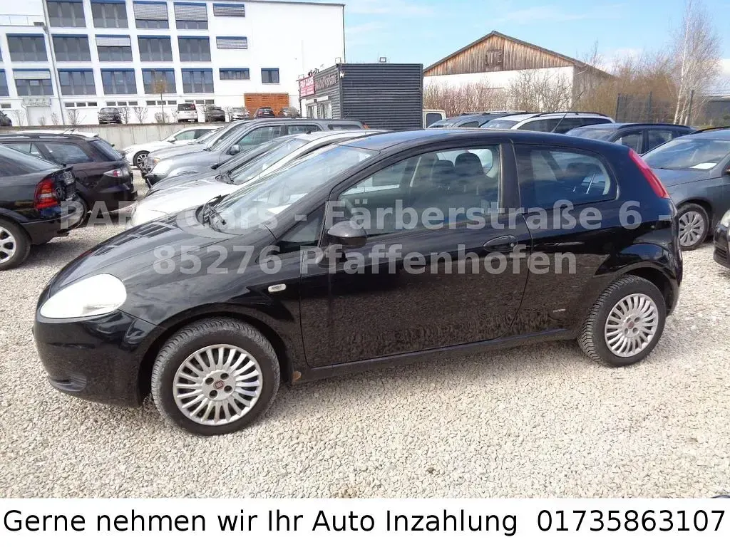 Gebraucht Fiat Grande Punto Feel 77 PS (56 kW) 2008 Schwarz Kleinwagen