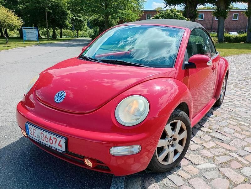 Rot Gebraucht 2003 VW Beetle Cabrio | 1.190 € (Superpreis) - Bild 1/4