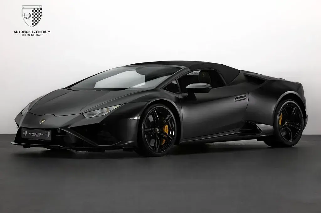 Gebraucht Lamborghini Huracán 610 PS (448 kW) 2020 Blu le mans (mattschwarz folie Cabrio
