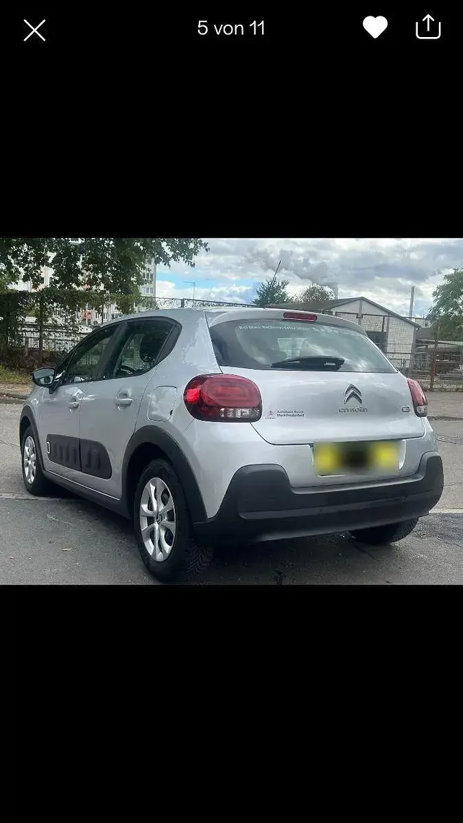 Gebraucht Citroën C3 PureTech 83 PS (61 kW) 2017 Silber Kleinwagen