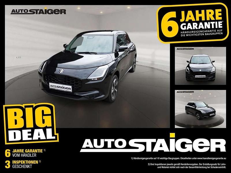 Super black pearl metallic Neu 2025 Suzuki Swift Comfort Kleinwagen | 16.990 € - Bild 1/4