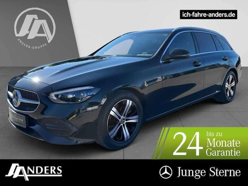 Obsidianschwarz Gebraucht 2024 Mercedes C220 Avantgarde Kombi | 43.424 € (Teuer) - Bild 1/3
