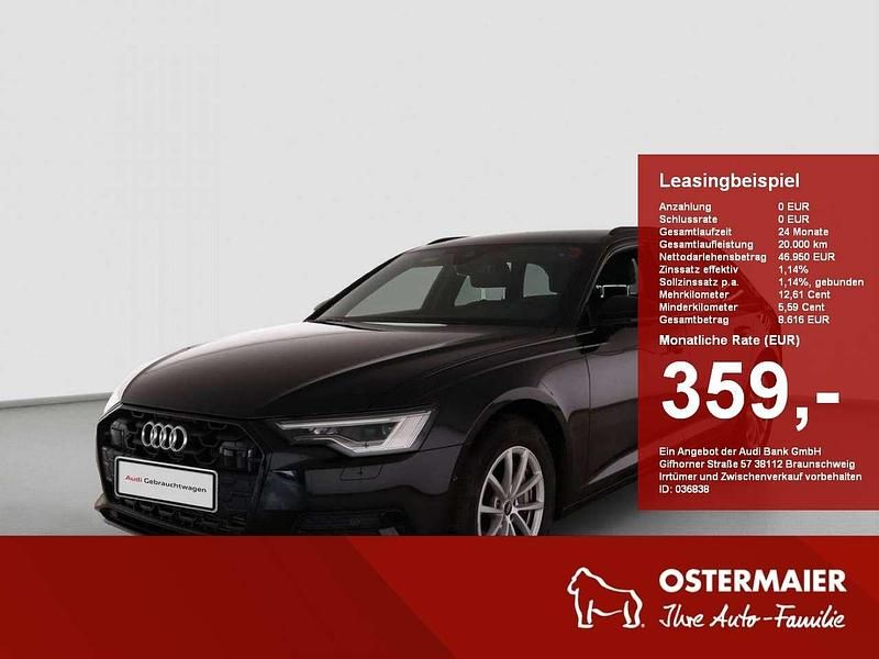 Mythosschwarz metallic Gebraucht 2025 Audi A6 Advanced Plus Kombi | 46.950 € (Superpreis) - Bild 1/4