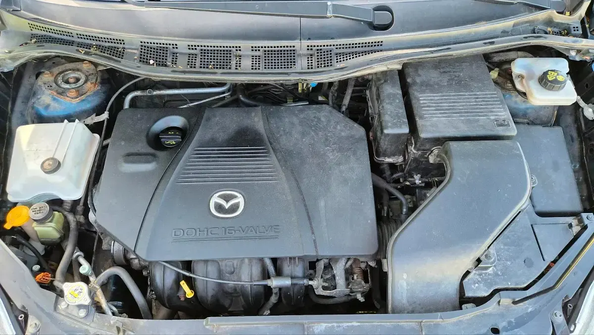 Gebraucht Mazda 5 116 PS (85 kW) 2008 Blau Van / Kleinbus