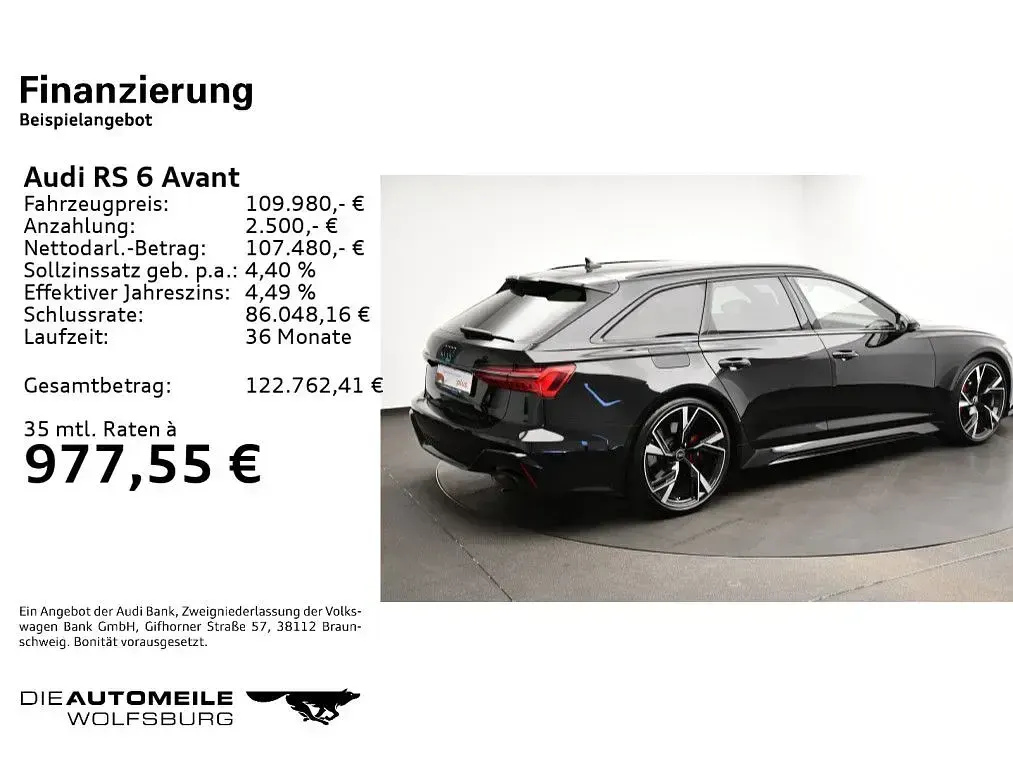 Gebraucht Audi RS6 Ambiente 600 PS (441 kW) 2025 Schwarz Kombi
