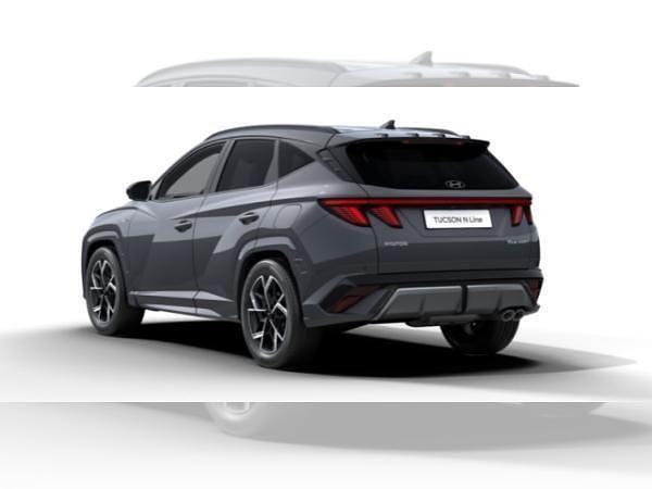 Neu Hyundai Tucson N Line 160 PS (117 kW) 2025 Silber (ecotronic grey / abyss black / mic) SUV