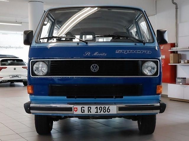Gebraucht VW T3 77 PS (56 kW) 1986 Mediumblau/ultramarinblau Van