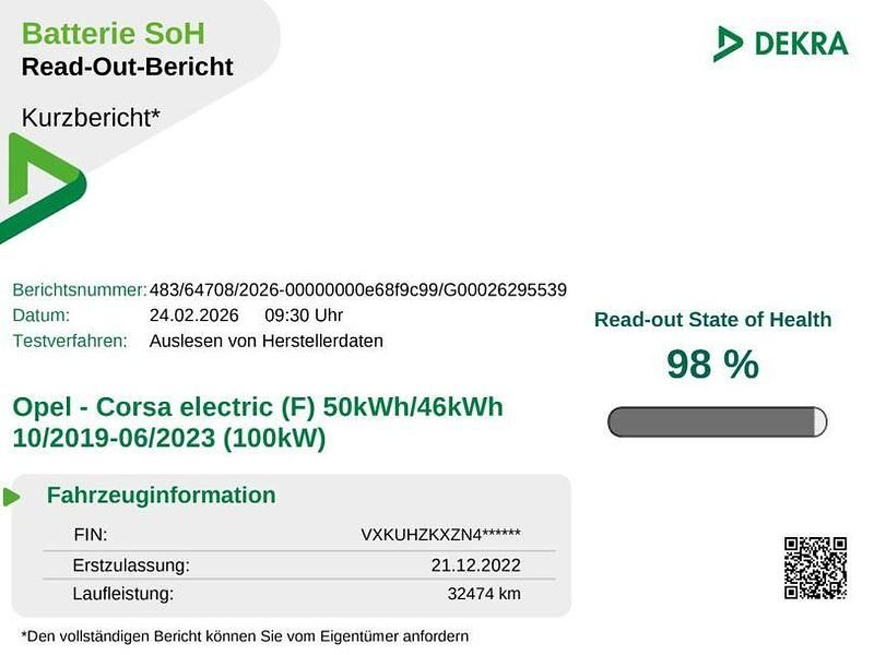 Gebraucht Opel Corsa-e Edition 100 kW (136 PS) 2022 Diamant schwarz Kleinwagen