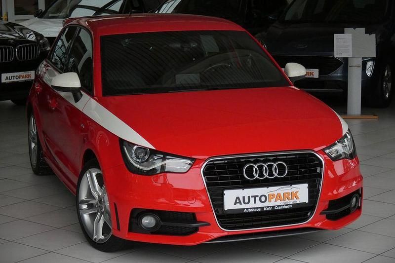 Rot Gebraucht 2012 Audi A1 Sportback S-Line Kleinwagen | 9.990 € (Superpreis) - Bild 1/4