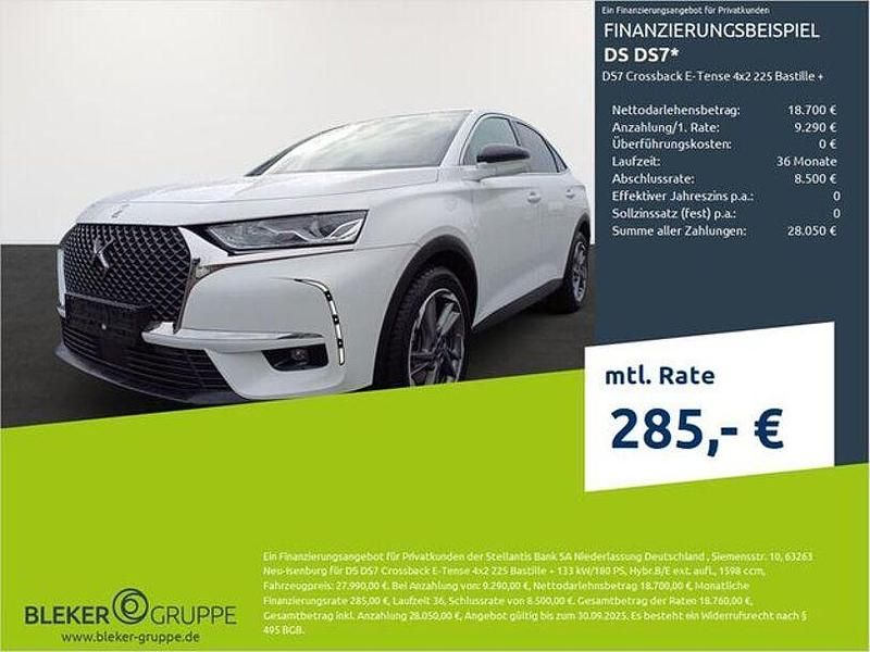 Polar weiß Gebraucht 2022 DS Automobiles DS7 Crossback Bastille Plus SUV | 24.980 € (Superpreis) - Bild 1/3