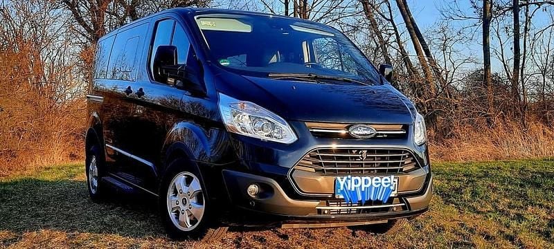 Schwarz Gebraucht 2018 Ford Transit Custom Titanium Van | 31.999 € (Fairer Preis) - Bild 1/4