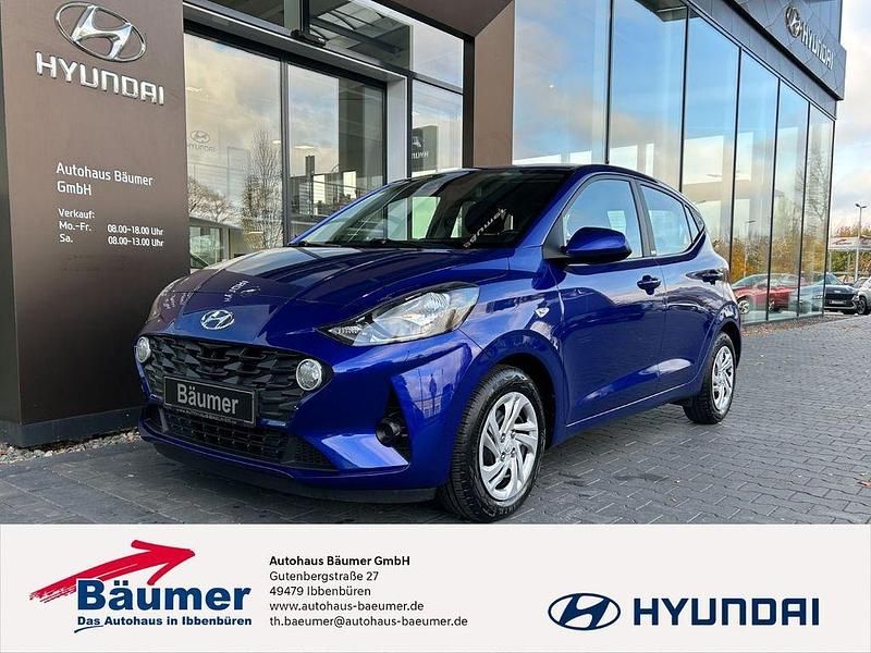 Blau Gebraucht 2021 Hyundai i10 Select Kleinwagen | 11.490 € (Fairer Preis) - Bild 1/4