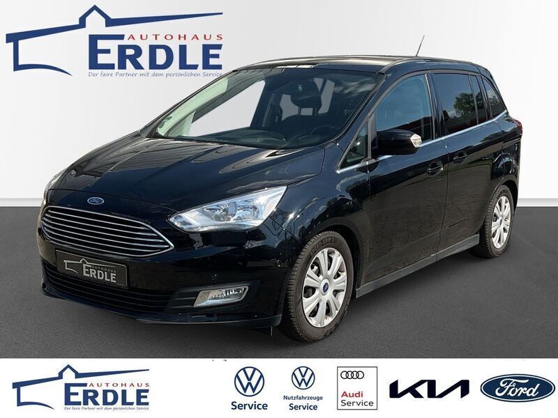 Schwarz Gebraucht 2017 Ford Grand C-Max Titanium Van / Kleinbus | 10.999 € (Guter Preis) - Bild 1/4