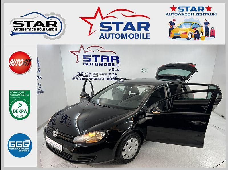 Schwarz Gebraucht 2012 VW Golf VI Trendline Limousine | 5.490 € (Fairer Preis) - Bild 1/4