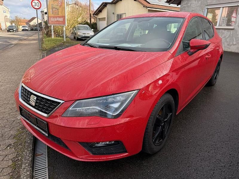 Usata Seat Leon Style 125 CV (91 kW) 2017 Rosso Berlina