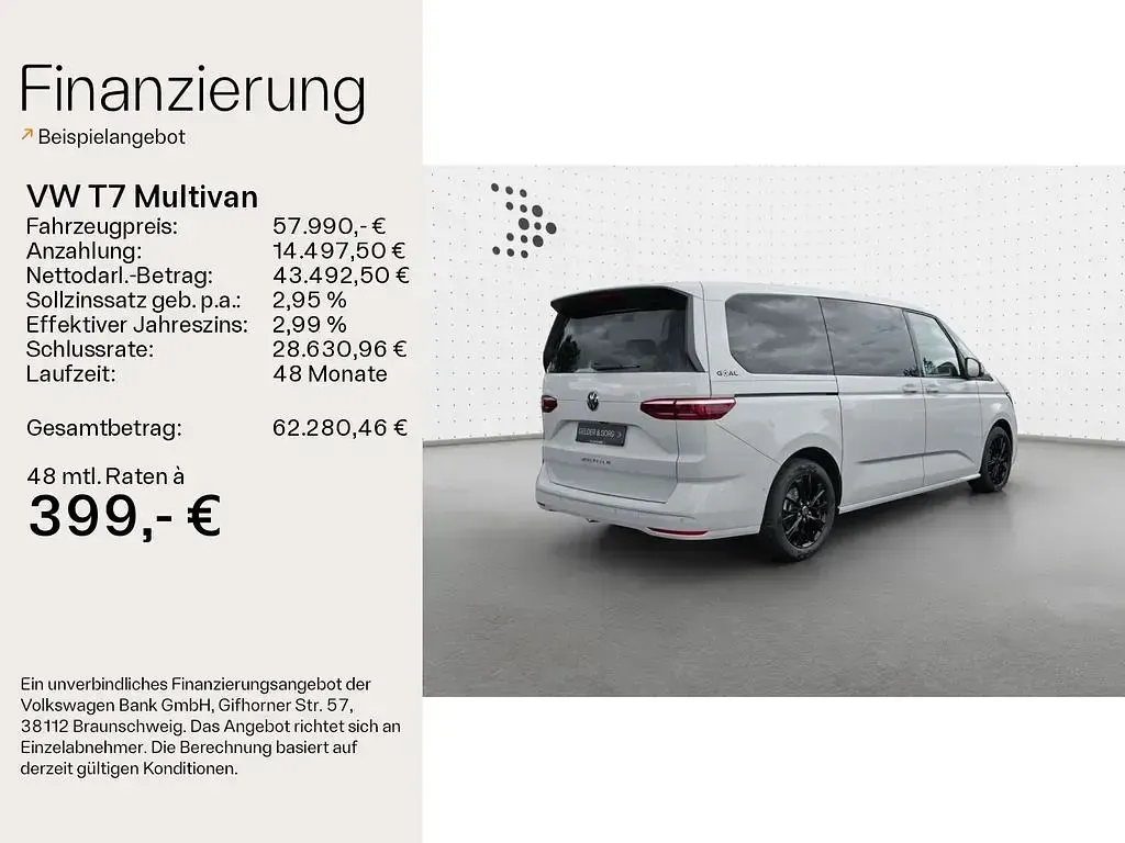 Gebraucht VW Multivan Goal 150 PS (110 kW) 2024 Candyweiß Van / Kleinbus