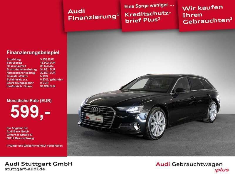 Schwarz Gebraucht 2020 Audi A6 S-Line Kombi | 34.840 € (Fairer Preis) - Bild 1/2